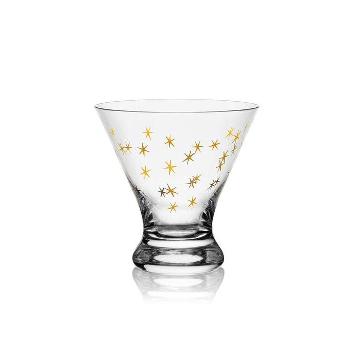 Party Set of 4 Stemless Martini Glasses