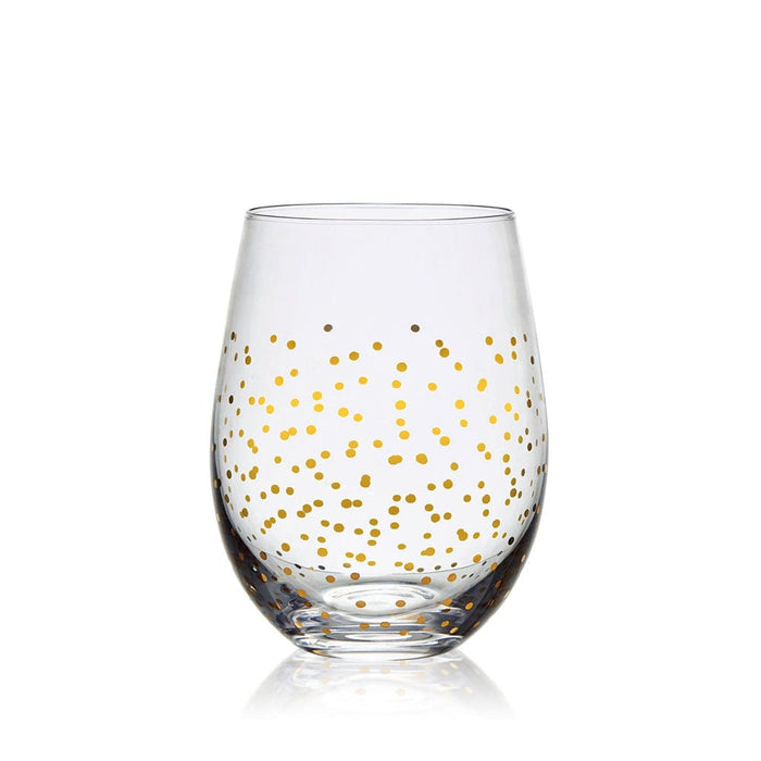 Party Set of 4 Stemless Wine Glasses