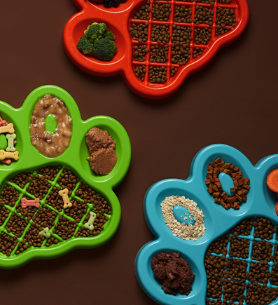 Paw 2-in-1 Slow Feeder Bowl&Lick Pad