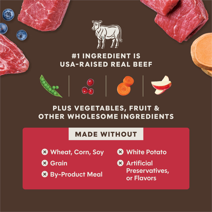 PeakBoost+ Kibble Real Beef Recipe