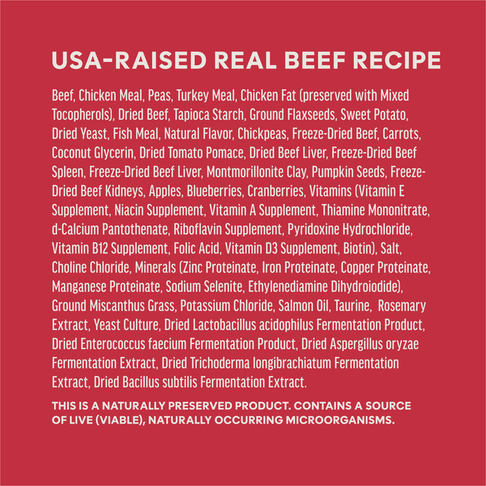 PeakBoost+ Kibble Real Beef Recipe