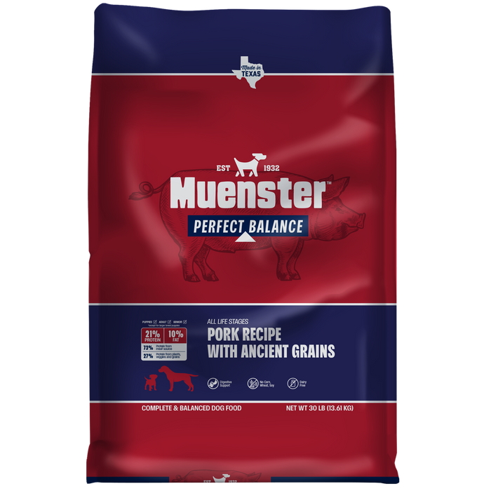 Muenster Perfect Balance Pork Recipe 30 lb bag