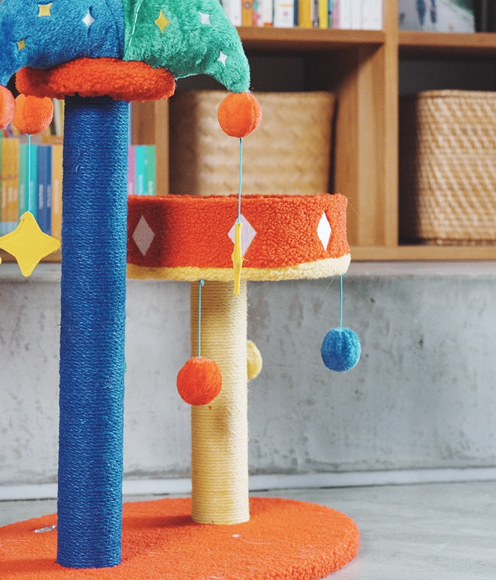 Petsville Carnival Bed&Scratcher