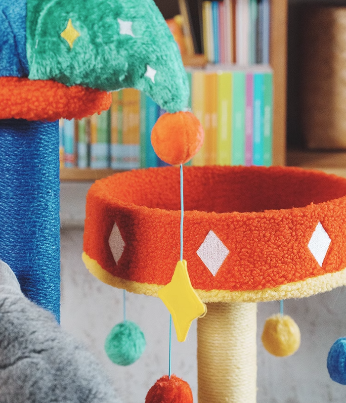 Petsville Carnival Bed&Scratcher