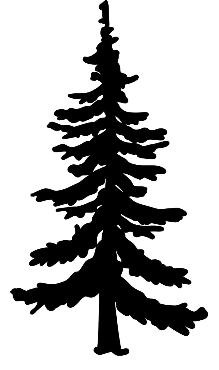 Pine Tree Vinyl Decal
