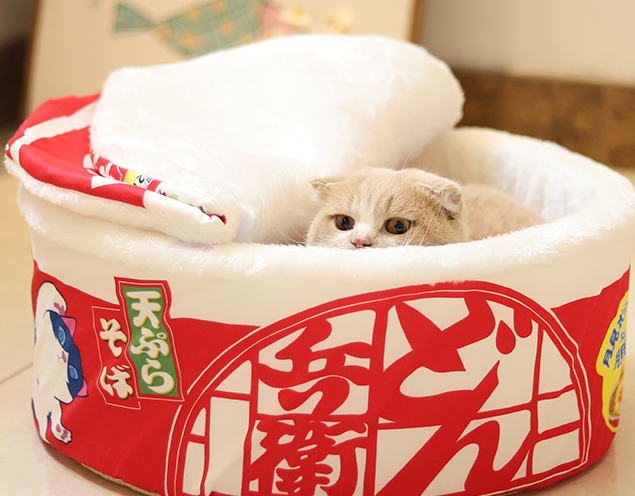 Ramen Bowl Pet Bed