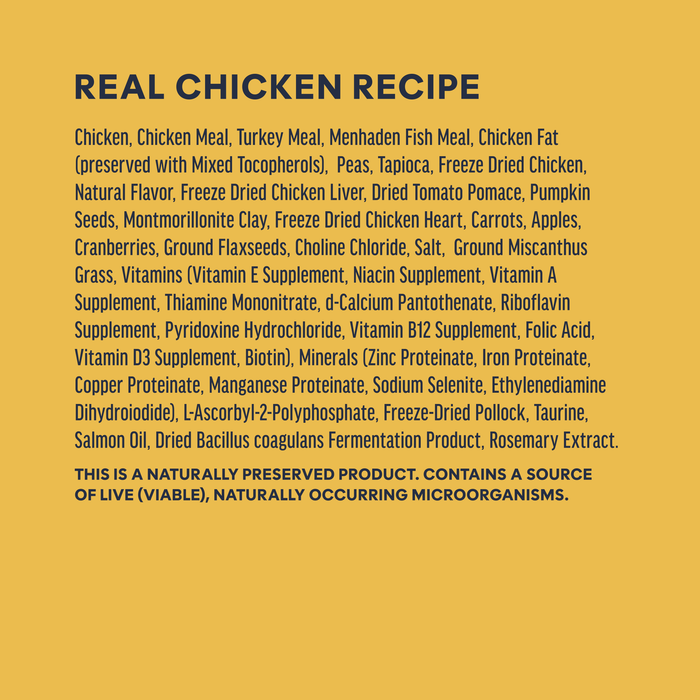Raw Boost Kibble Real Chicken Recipe