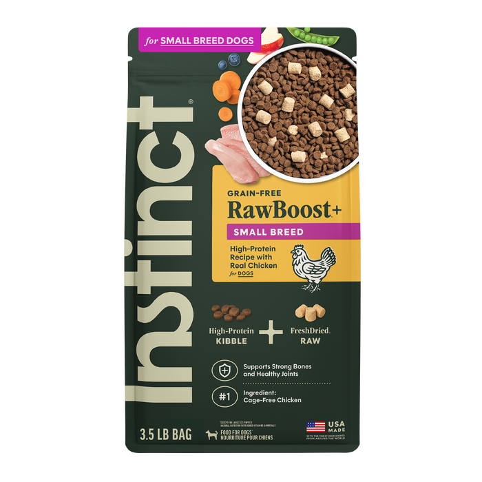 RawBoost+ Kibble for Small Breed Dogs Real Chicken Recipe