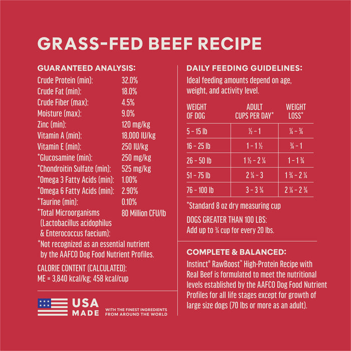 RawBoost+ Kibble Real Beef Recipe