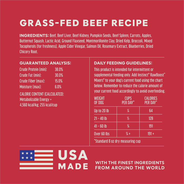 RawBoost+ Mixers Grass-Fed Beef Recipe