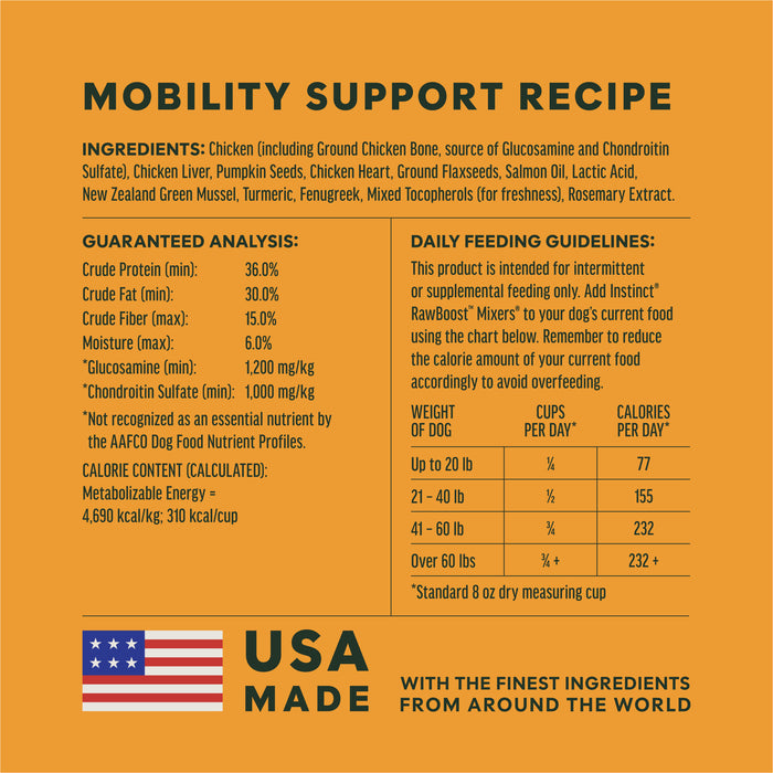 RawBoost+ Mixers Mobility Support Recipe