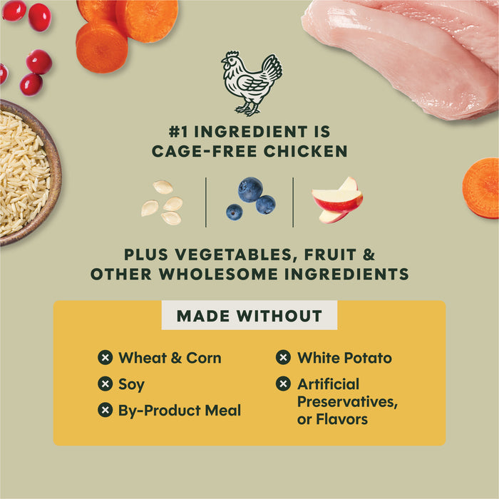 RawBoost+ Whole Grain Kibble Real Chicken & Brown Rice Recipe