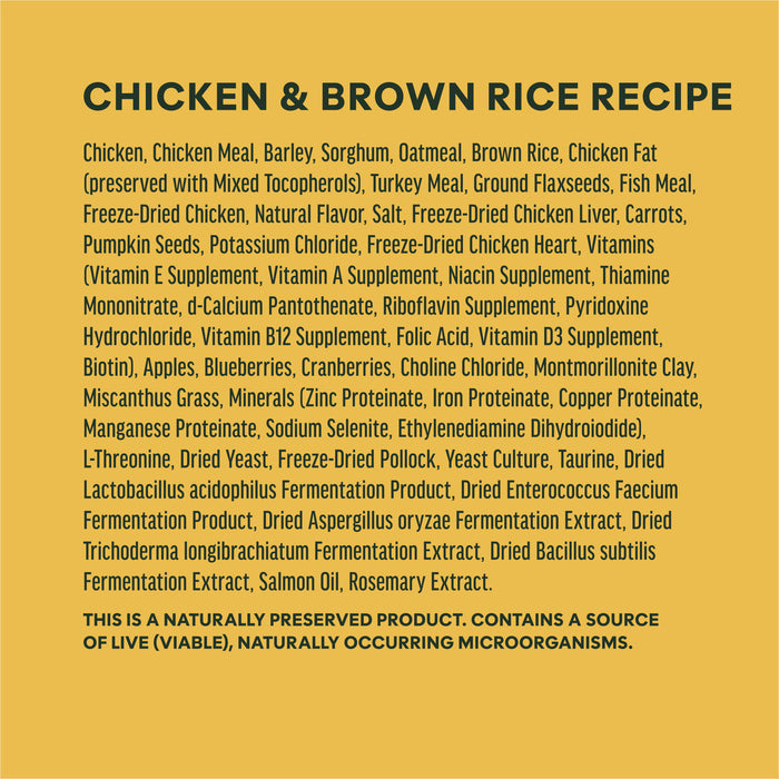 RawBoost+ Whole Grain Kibble Real Chicken & Brown Rice Recipe