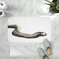 Red Bellied Black Snake Bath Mat