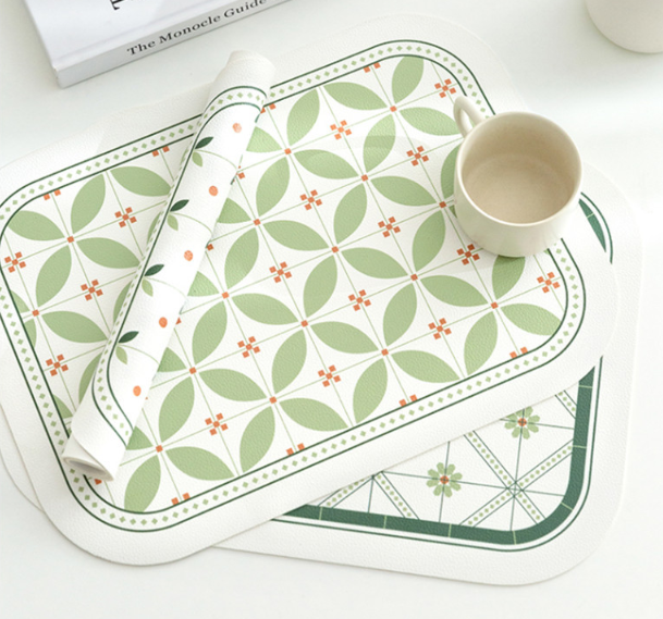 Retro Pattern PU Placemat