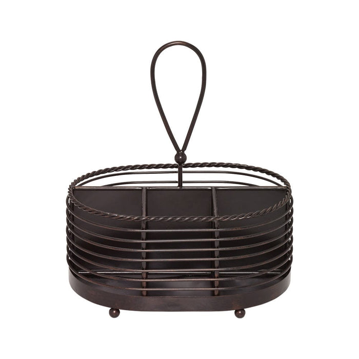 Rope Napkin and Flatware Storage Caddy