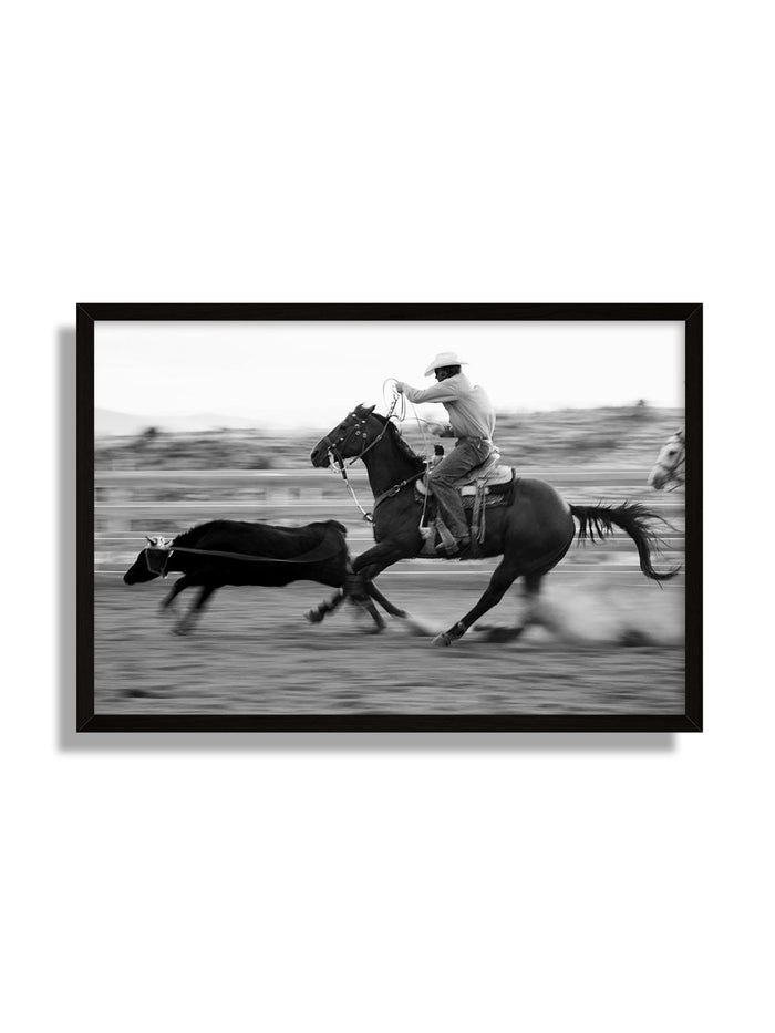 Roping - Michael Potter - East Side Studio - Art Prints