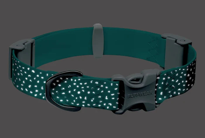 Ruffwear Confluence Waterproof Dog Collar Aurora Teal