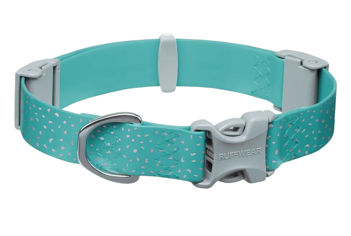 Ruffwear Confluence Waterproof Dog Collar Aurora Teal