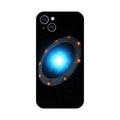 Sci-Fi Portal Phone Cases with Customization: black, blue sci-fi portal