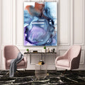 Seeing Life Through the Lens of Love - Abstract Watercolor Painting Art Print Brazen Design Studio Slate Gray