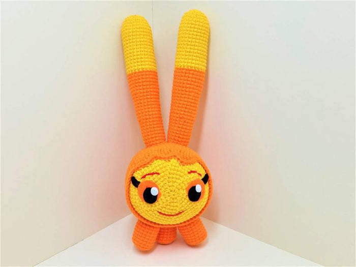 Set of  8 crochet handmade squeaky peepers plushies