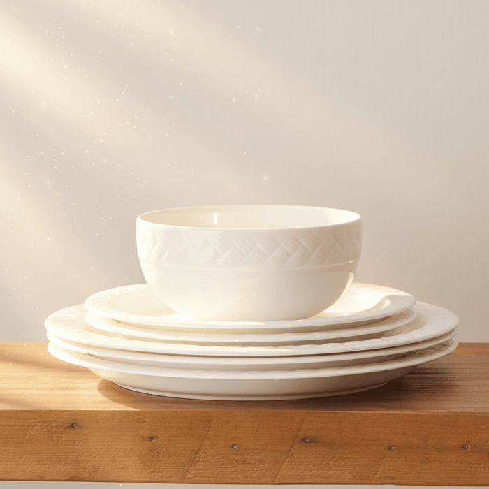 Shay 12 Piece Dinnerware Set, Service For 4