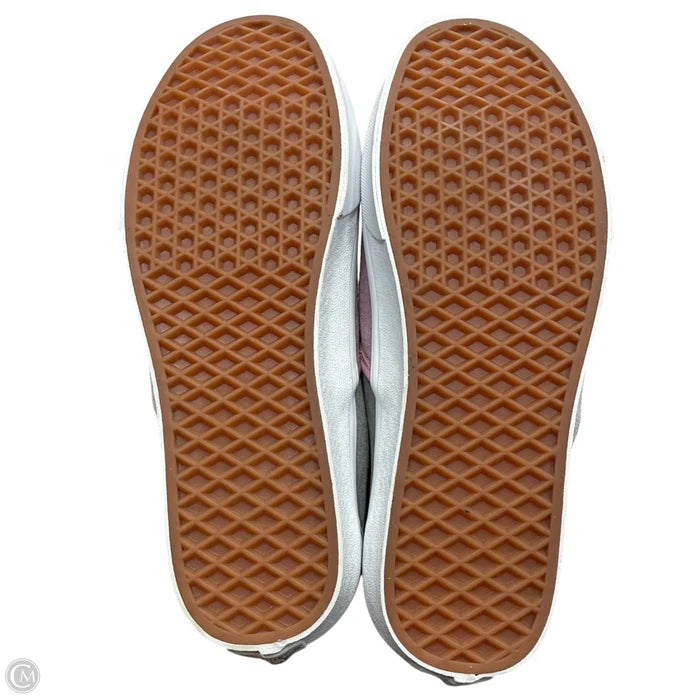 Shoes Sneakers By Vans In Grey & Pink, Size: 11