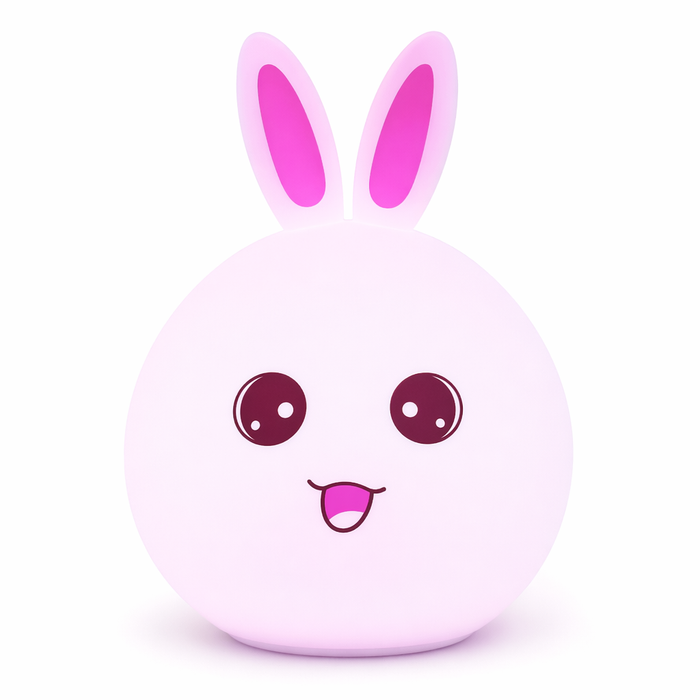 Silicone Rabbit Lamp with Touch Controls Default