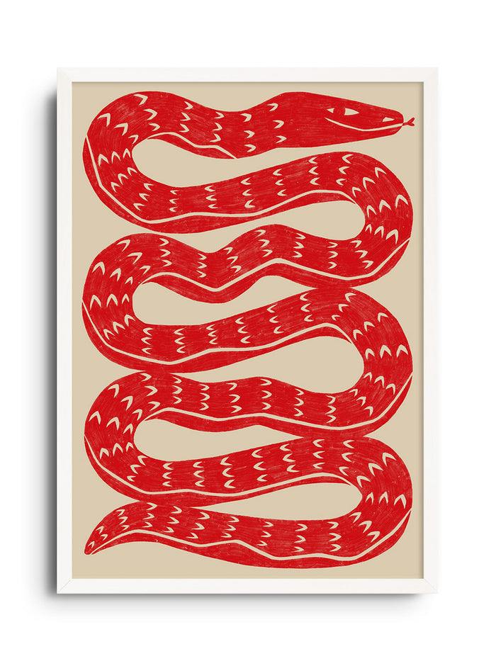 Snake - Red - Manne Jalilian