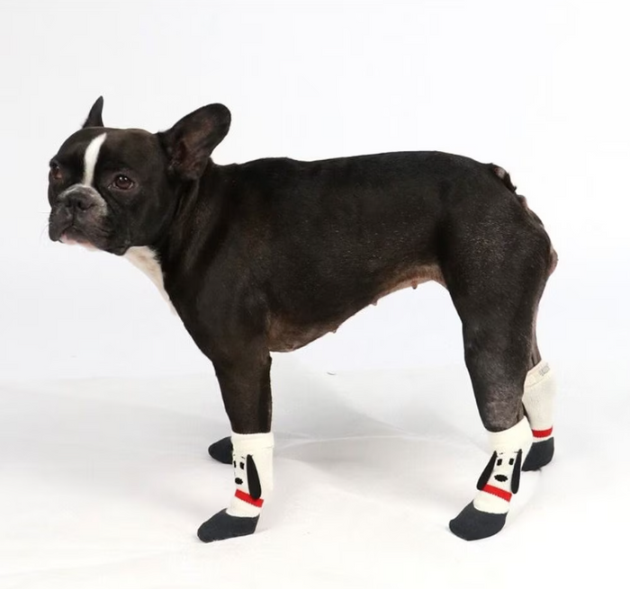 Snoopy Pet Fit Shoes(4pcs/set) Black