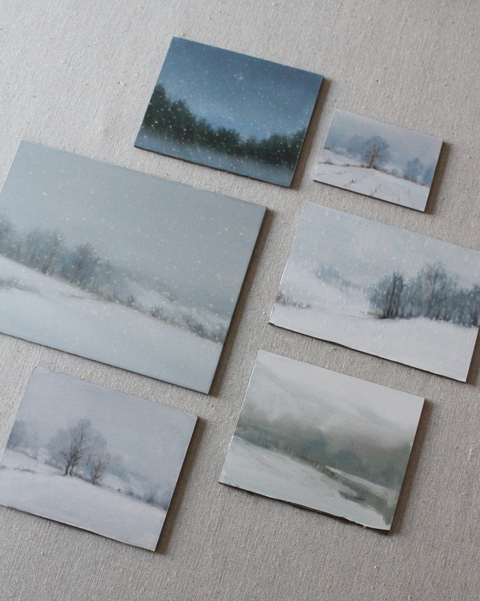 Snowflakes & Starlight | 4x5"