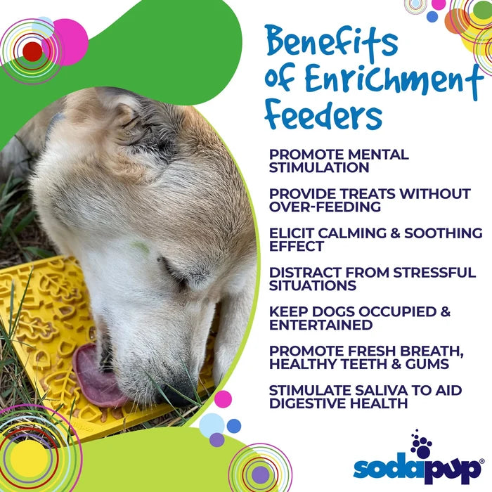 SodaPup Autumn eMat Enrichment Lick Mat