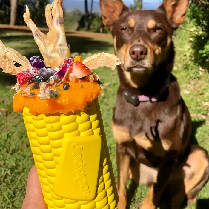 SodaPup Corn On the Cob Enrichment&Chew Toy