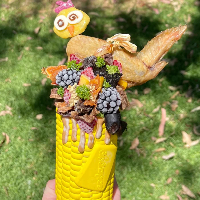 SodaPup Corn On the Cob Enrichment&Chew Toy