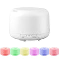 Speaker Diffuser: Aromatherapy and Music: warm white, cream aroma diffuser or humidifier, minimal modern style