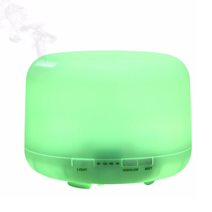 Speaker Diffuser: Aromatherapy and Music: warm white, cream aroma diffuser or humidifier, minimal modern style