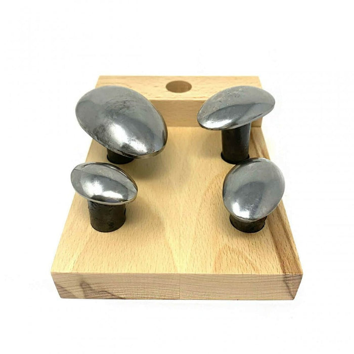 Spoon Stake Forming Set with Wooden Base