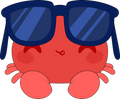 Summer Vibes Crab Plush (9in)