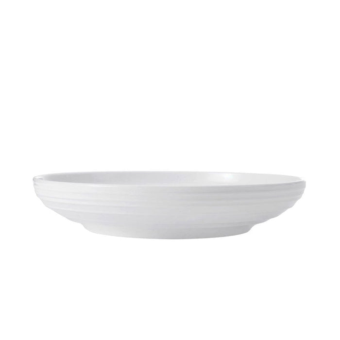 Swirl Bone 12 Piece Dinnerware Set with Pasta Bowls, Service for 4