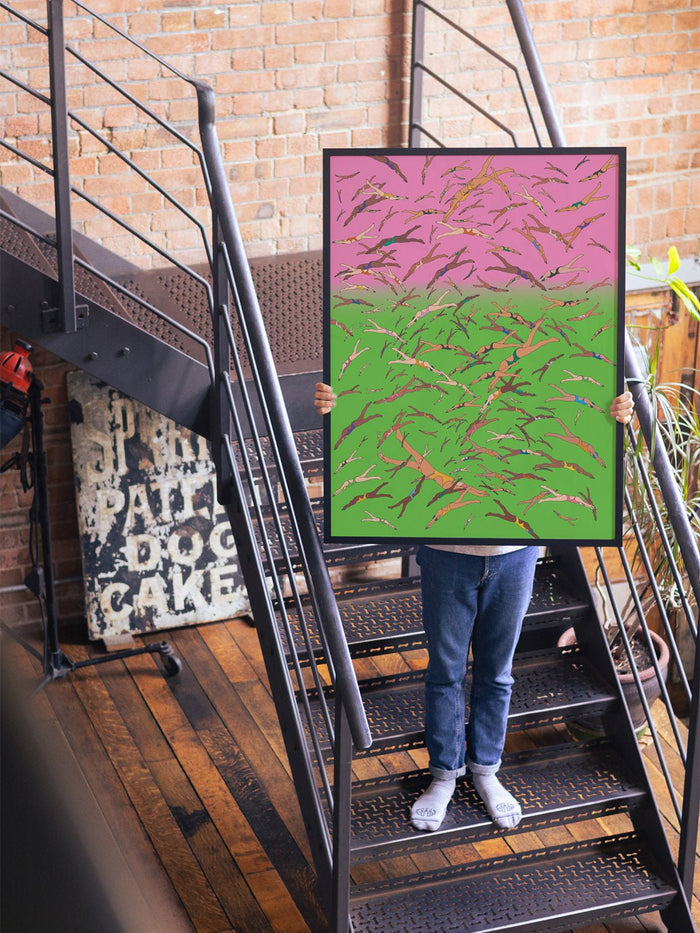 The Swimmers - Seba Cestaro - East Side Studio - Art Prints