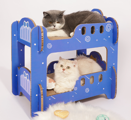 TinyPet Bunk Beds Cat Scratcher Bed