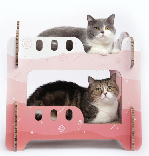 TinyPet Bunk Beds Cat Scratcher Bed