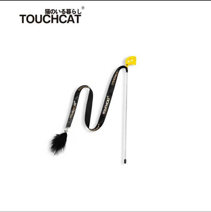TouchCat Feather Ribbon Interactive Cat Teaser