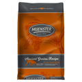 Muenster Ancient Grains Recipe dog food package on a white background