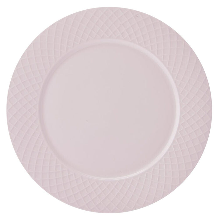 Trellis Pink 12 Piece Dinnerware Set, Service for 4