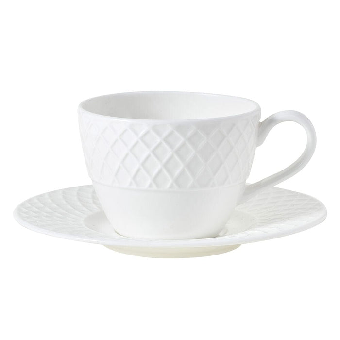 Trellis Set of 2 Tea Cups and Saucers