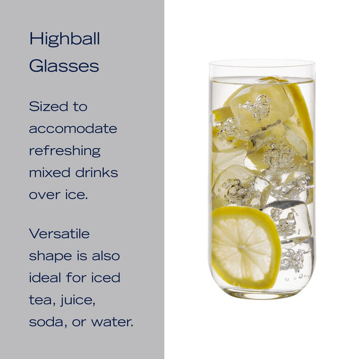 Upton Set of 4 Highball Glasses
