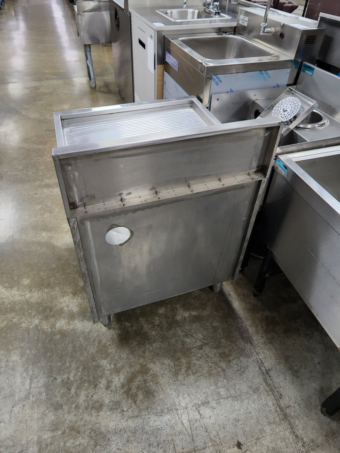 Used Supreme Metal Stainless Steel Underbar Drainboard - Used - SS36 - Falcon Restaurant Supply - 4