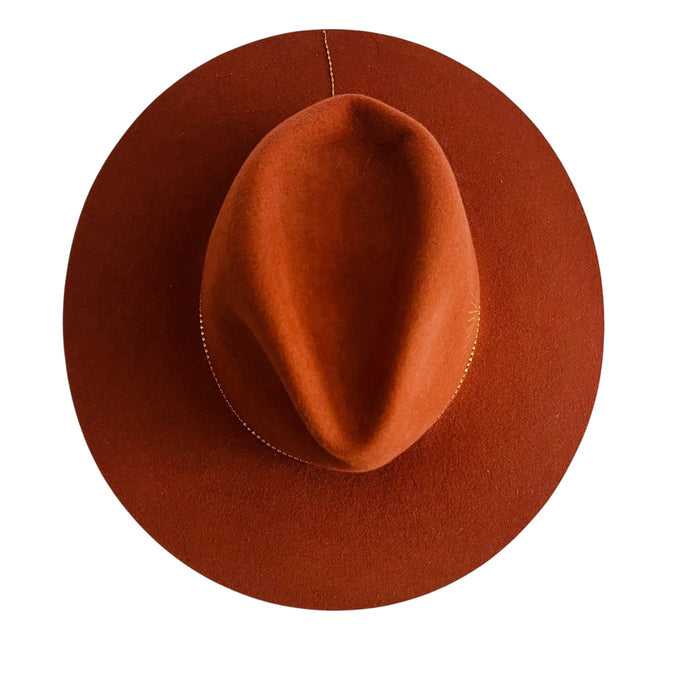 Van Palma Basile Rays Embroidered Hat